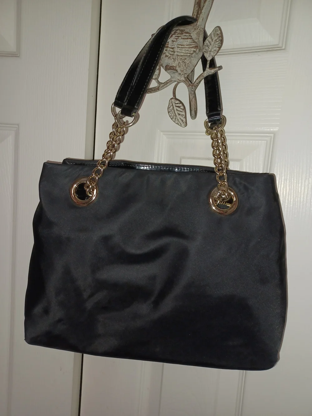 Kate Spade Black Chain-Handle Tote Bag